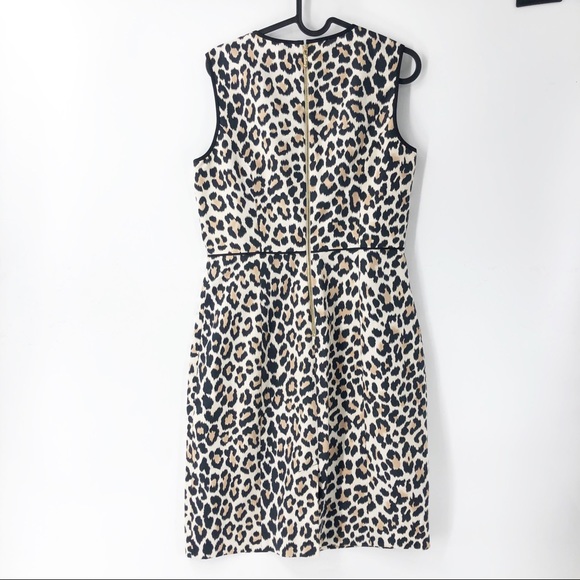 Kate Spade Paulina Leopard Sheath Dress 8 - Picture 7 of 7